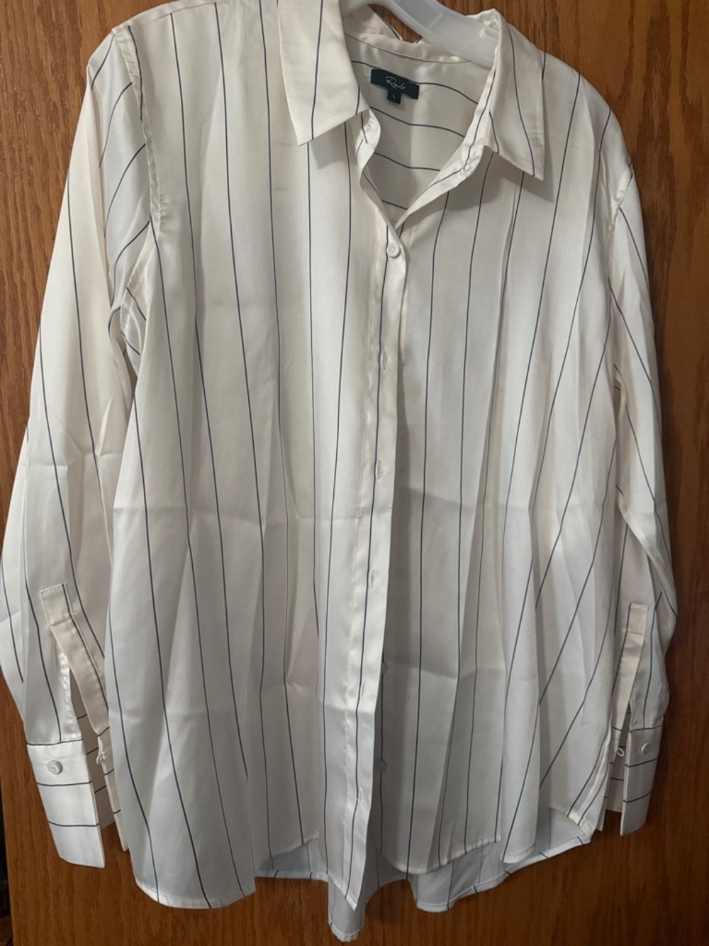 Rails women’s cream shirt with black stripes